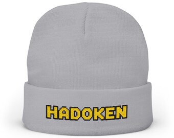Hasbro bestickte Beanie | Strickmütze, Videospiel Arcade Text