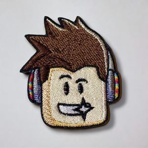 Parche bordado de personaje de Roblox para planchar