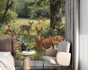 Deer | Self-adhesive wallpaper