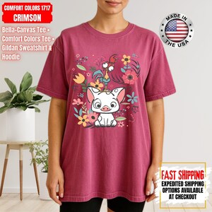 Hei Girl Hei Moana Comfort Colors Shirt, Disney Princess Moana Shirt, Disney Trip Sweatshirt, Disney Toddler Kids Shirts Bild 8