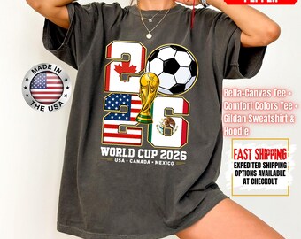 Comfort Colors Mickey and Friends Soccer Cup 2026 Shirt, Disney Soccer Cup Shirt, Soccer Cup 2026 Tees, World Tournament 2026 Shirt