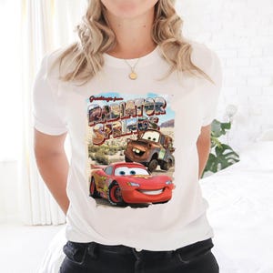 Retro Radiator Springs Cars Movie Shirt, Lightning McQueen Shirt, Cars Movie Disney Shirt, Disney Family Trip Shirt