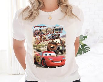 Retro Radiator Springs Cars Movie Shirt, Lightning McQueen Shirt, Cars Movie Disney Shirt, Disney Family Trip Shirt