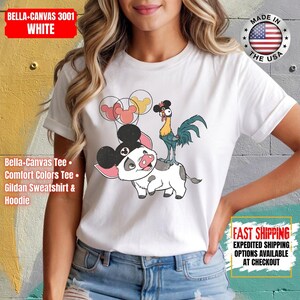 Camisa "Hei Girl Hei Moana" con colores cómodos, camisa de la princesa Moana de Disney, sudadera de viaje de Disney, camisas de Disney para niños pequeños imagen 3