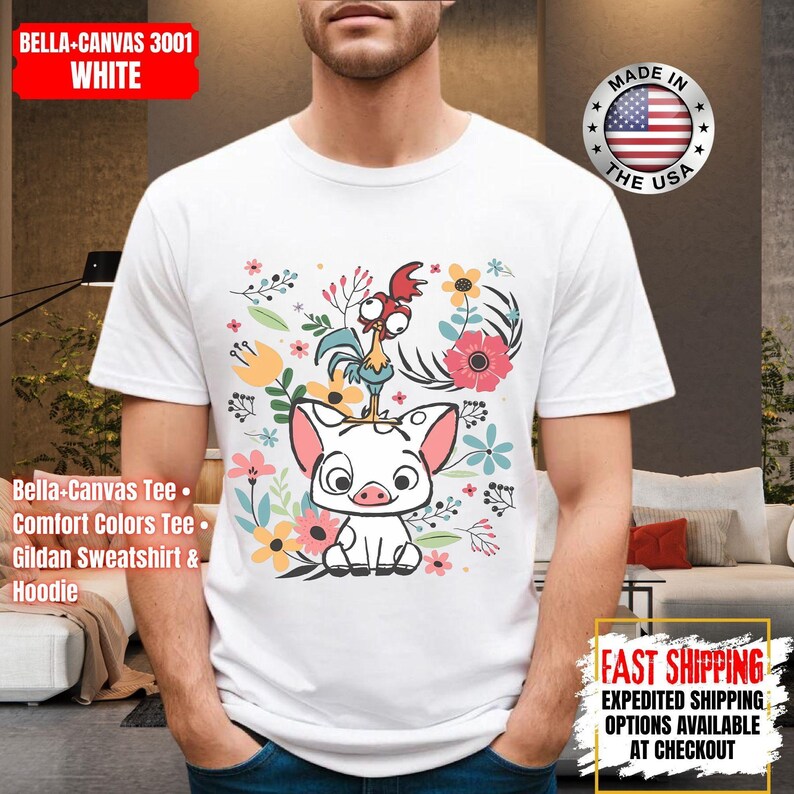 Hei Girl Hei Moana Comfort Colors Shirt, Disney Princess Moana Shirt, Disney Trip Sweatshirt, Disney Toddler Kids Shirts Bild 3