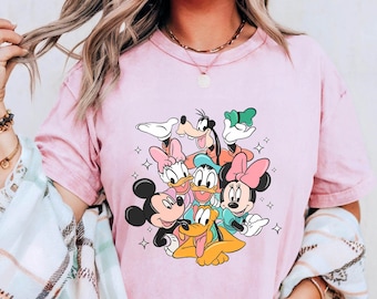 Comfort Colors Retro Disneyland California Shirt, Disneyland Est 1955 Shirt, Mickey And Friends Shirt, Disney Vacation Tee, Walt DisneyWorld