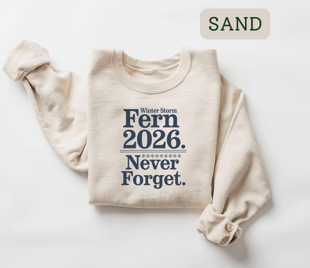 Winter Storm Fern 2026 Shirt, Funny Blizzard Survivortee, Cozy Cold ...