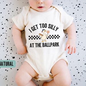 Silly Baseball Bro Sis Shirt, Funny Goose Tee, Toddler Baseball Fan Gift, Brother Sister Matching Tshirt, Baseball Gameday Tee, Snacks Lover image 6