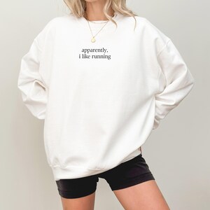 Koszulka „Approval I Like Running”, prezent na maraton, minimalistyczna bluza do biegania, wygodna koszulka do biegania w kolorach, prezent dla biegaczy, lekkoatletyka zdjęcie 18