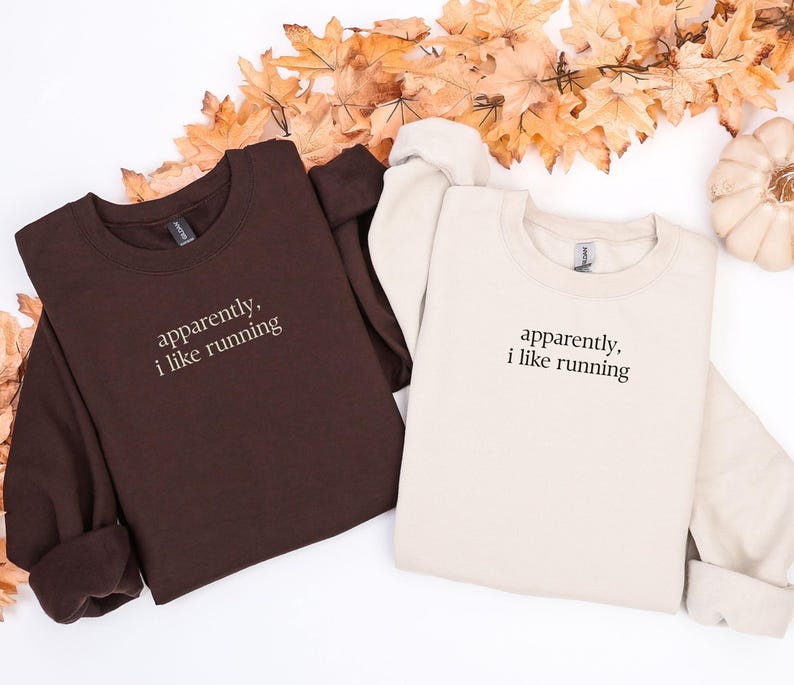 Koszulka „Approval I Like Running”, prezent na maraton, minimalistyczna bluza do biegania, wygodna koszulka do biegania w kolorach, prezent dla biegaczy, lekkoatletyka zdjęcie 12