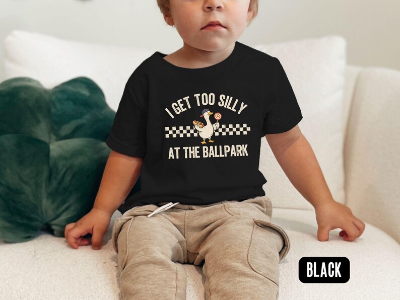 Silly Baseball Bro Sis Shirt, Funny Goose Tee, Toddler Baseball Fan Gift, Brother Sister Matching Tshirt, Baseball Gameday Tee, Snacks Lover image 16