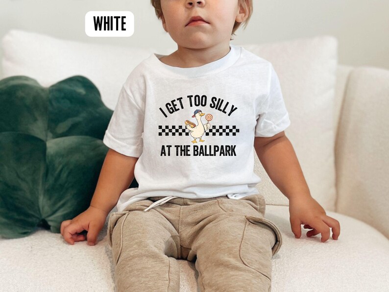 Silly Baseball Bro Sis Shirt, Funny Goose Tee, Toddler Baseball Fan Gift, Brother Sister Matching Tshirt, Baseball Gameday Tee, Snacks Lover image 13