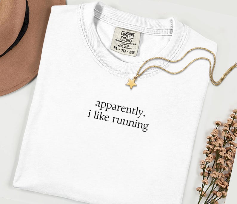 Koszulka „Approval I Like Running”, prezent na maraton, minimalistyczna bluza do biegania, wygodna koszulka do biegania w kolorach, prezent dla biegaczy, lekkoatletyka zdjęcie 15