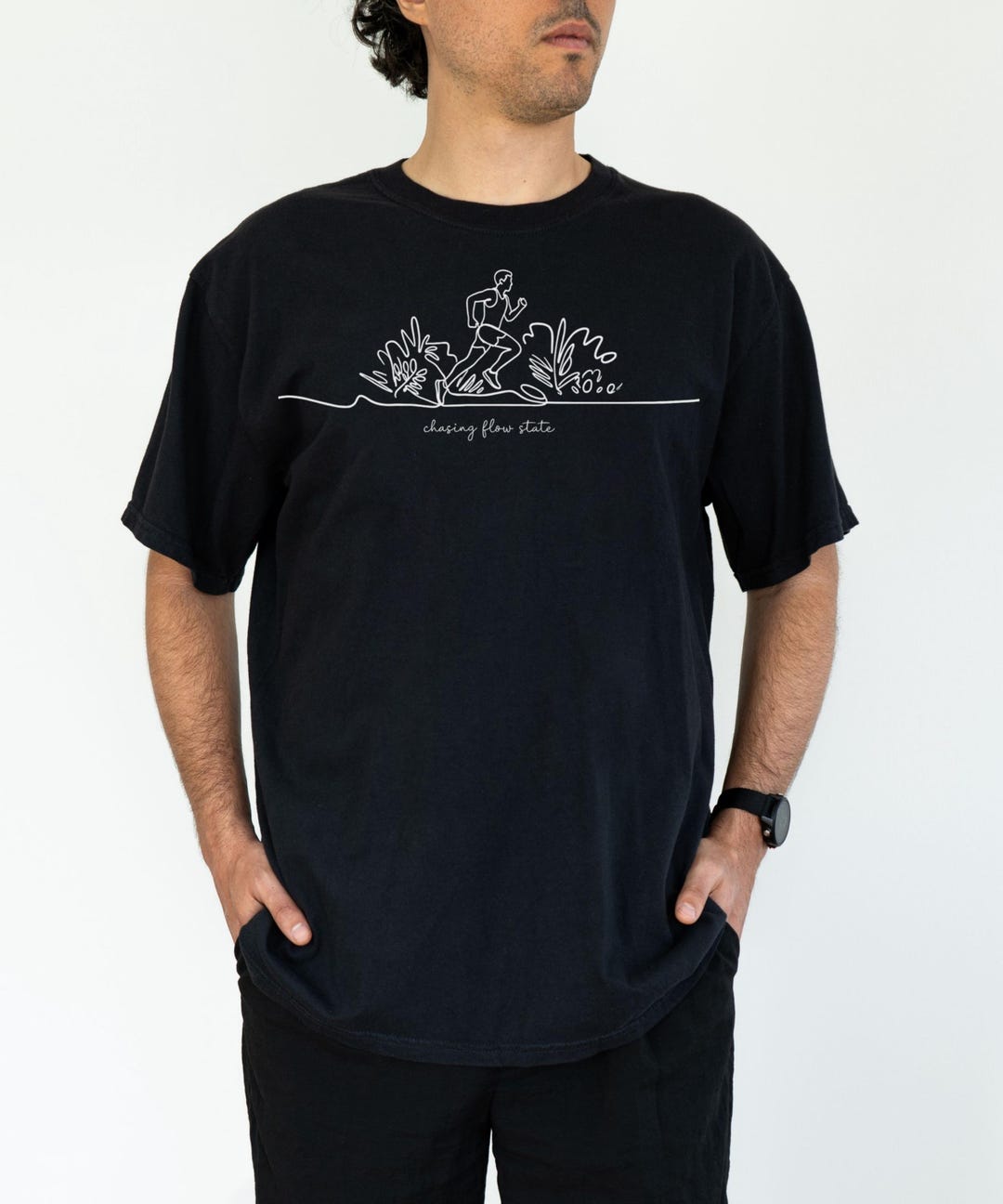 Running Shirt, Chasing Flow State Crewneck, Marathon Gift for Runner ...