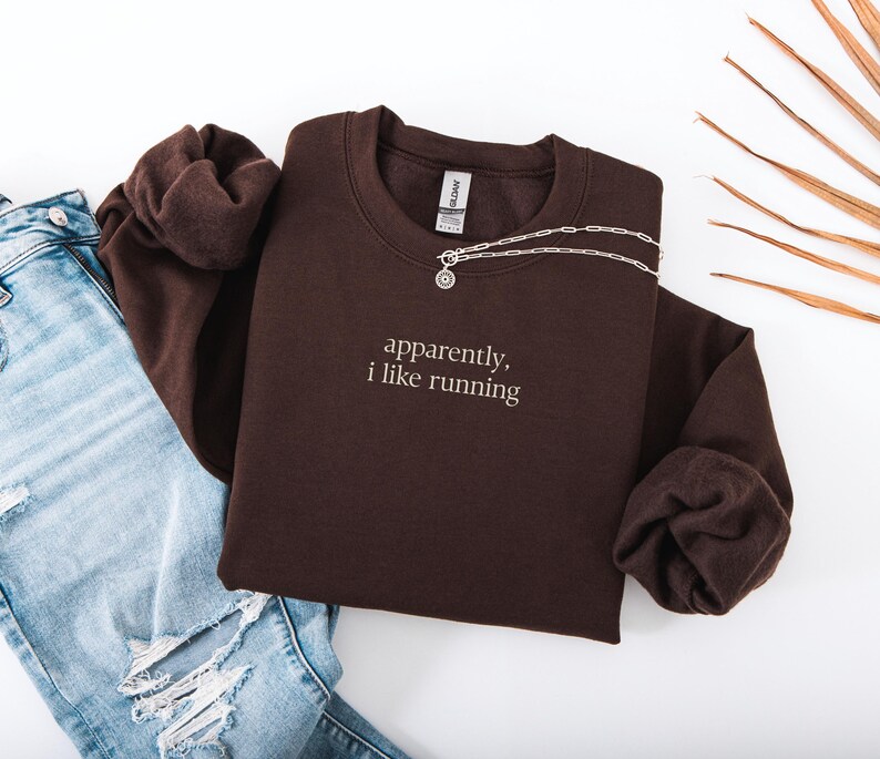 Koszulka „Approval I Like Running”, prezent na maraton, minimalistyczna bluza do biegania, wygodna koszulka do biegania w kolorach, prezent dla biegaczy, lekkoatletyka zdjęcie 13