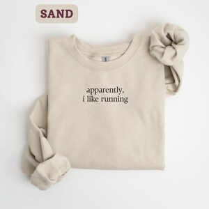Koszulka „Approval I Like Running”, prezent na maraton, minimalistyczna bluza do biegania, wygodna koszulka do biegania w kolorach, prezent dla biegaczy, lekkoatletyka zdjęcie 4