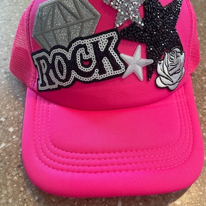Cowgirl Western Cows Trucker Hat Cowgirl Hats Gifts For Women Custom Trucker Hats Rock Star