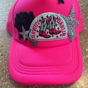 Cowgirl Western Cows Trucker Hat Cowgirl Hats Gifts For Women Custom Trucker Hats Stay Wild Howdy Darlin