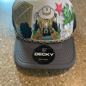 Cowgirl Western Cows Trucker Hat Cowgirl Hats Gifts For Women Custom Trucker Hats