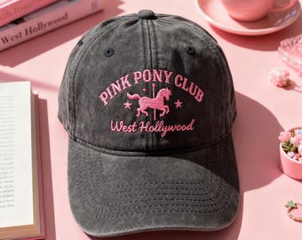 Custom Pink Pony Club Baseball Hat, Western Princess Tour Caps, Embroidered LGBTQ Concert Cap