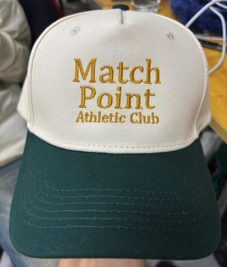 Custom Tennis Hat, Personalized Embroidered Dad Cap, Athletic Club Baseball Cap, Vintage Tennis Team Gift, Workout Sports Cap for Men Women image 6
