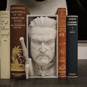 Geralt of Rivia Book Nook | 3D Printed The Witcher Diorama | Fan-Made Fantasy Bookshelf Insert | Handmade Geek Decor