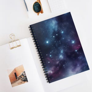 Cosmic Spiral Notebook - Ruled Line, Galaxy Design Stationery for Writers, School, Journaling, Gift for Students, Space Lovers