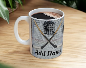 Personalized Hockey Mug