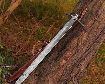 Hand forged Viking Sword, Best Holiday Gift Idea, Halloween Gift, Medieval Sword for Collectors, Unique Gift for Men, Anniversary gift