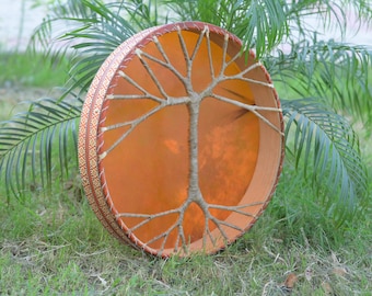 Shaman Drum with Deer Hide – Handcrafted Frame Drum