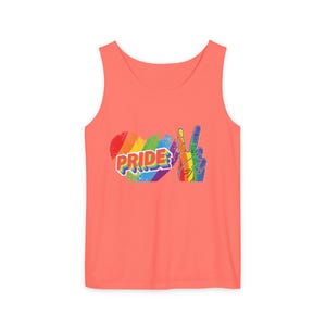 Pride-tanktop, uniseks Pride-shirt, regenboog grafisch T-shirt, LGBTQ+-kleding, zomerfestivalkleding