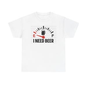 Funny Beer Lover Unisex Heavy Cotton Tee, Gift for Beer Enthusiasts, Perfect for Parties, Birthdays, and BBQs, Humorous T-Shirt