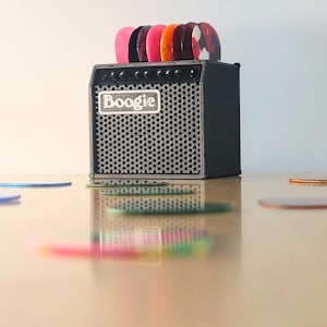 Mini Guitar Amp Pick Holder Mesa Boogie Guitar lover gift Band Player Amplifier Decor 8 pick holder