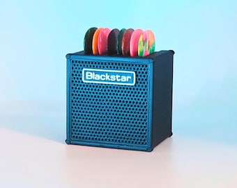 Mini soporte para púas de amplificador de guitarra Blackstar ID:X Regalo para amantes de la guitarra, músicos de banda, decoración de amplificador, soporte para púas de amplificador Marshall Orange Fender