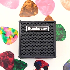 Mini Guitar Amp Pick Holder Blackstar ID:X Guitar lover gift Band Player Amplifier Decor pick holder Amp Pick Holder Marshall Orange Fender