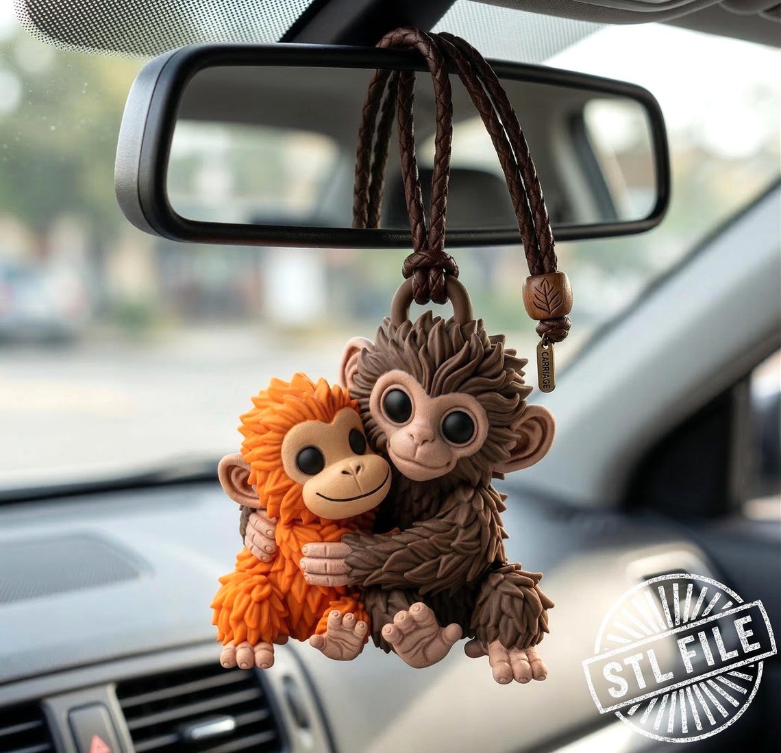 Punch Monkey Keychain 3D Model | Printable STL File - Etsy