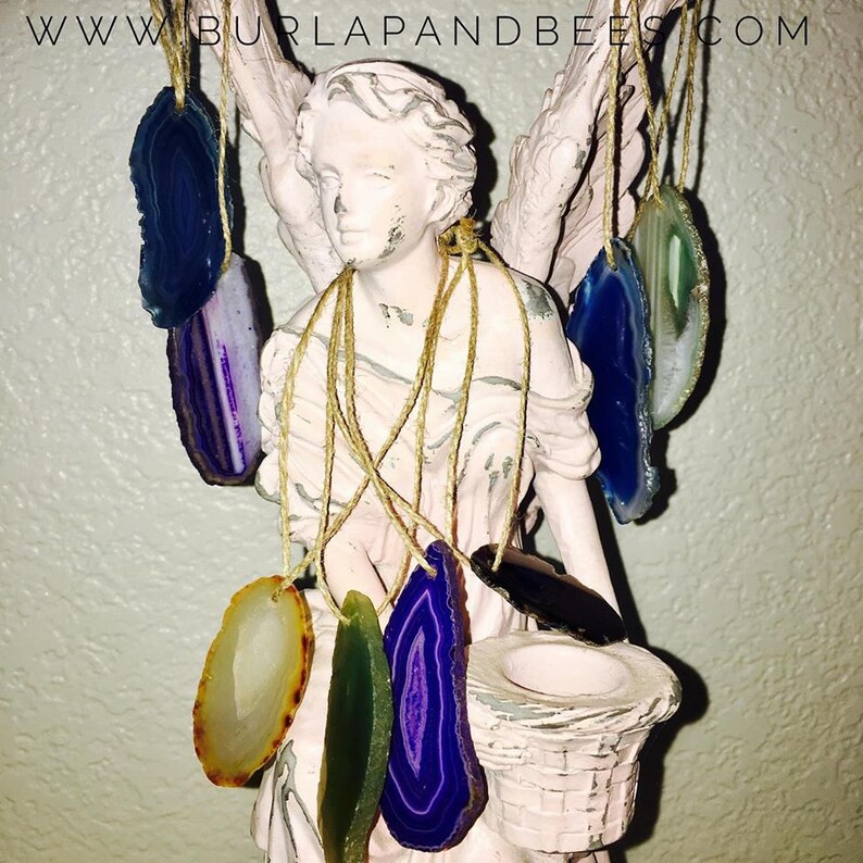 Mini agate ornament or pendant