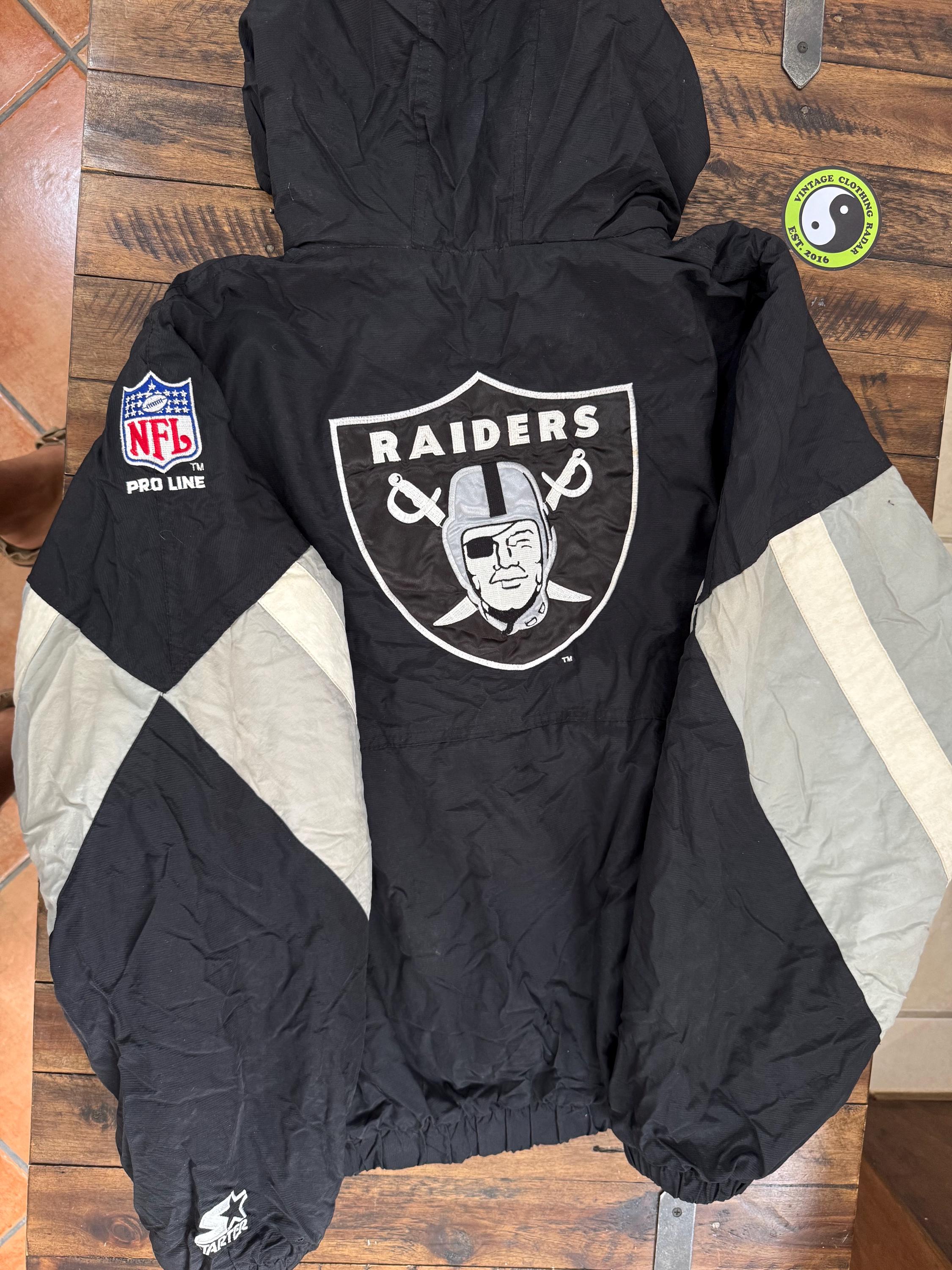 vintage Los Angeles raiders Starter シルバー vintage Los Angeles