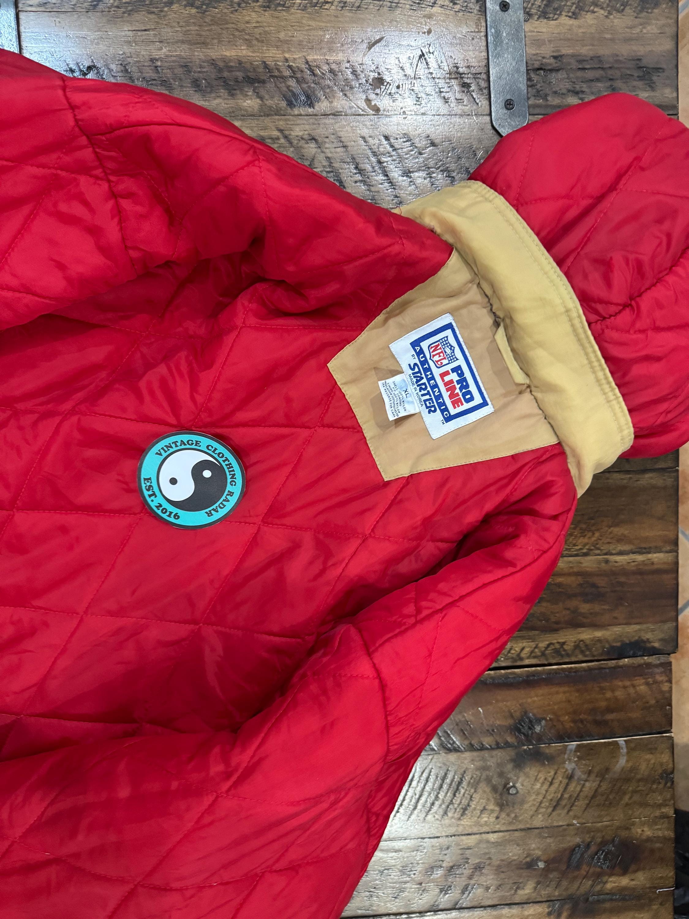 Vintage 90s San Francisco 49ers Niners Starter Half Zipper Jacket