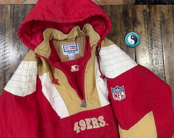 NFL San Francisco 49ers ジャケットAPEX ONE VINTAGE APEX ONE PRO LINE SAN FRANCISCO 49ers SHARK TOOTH