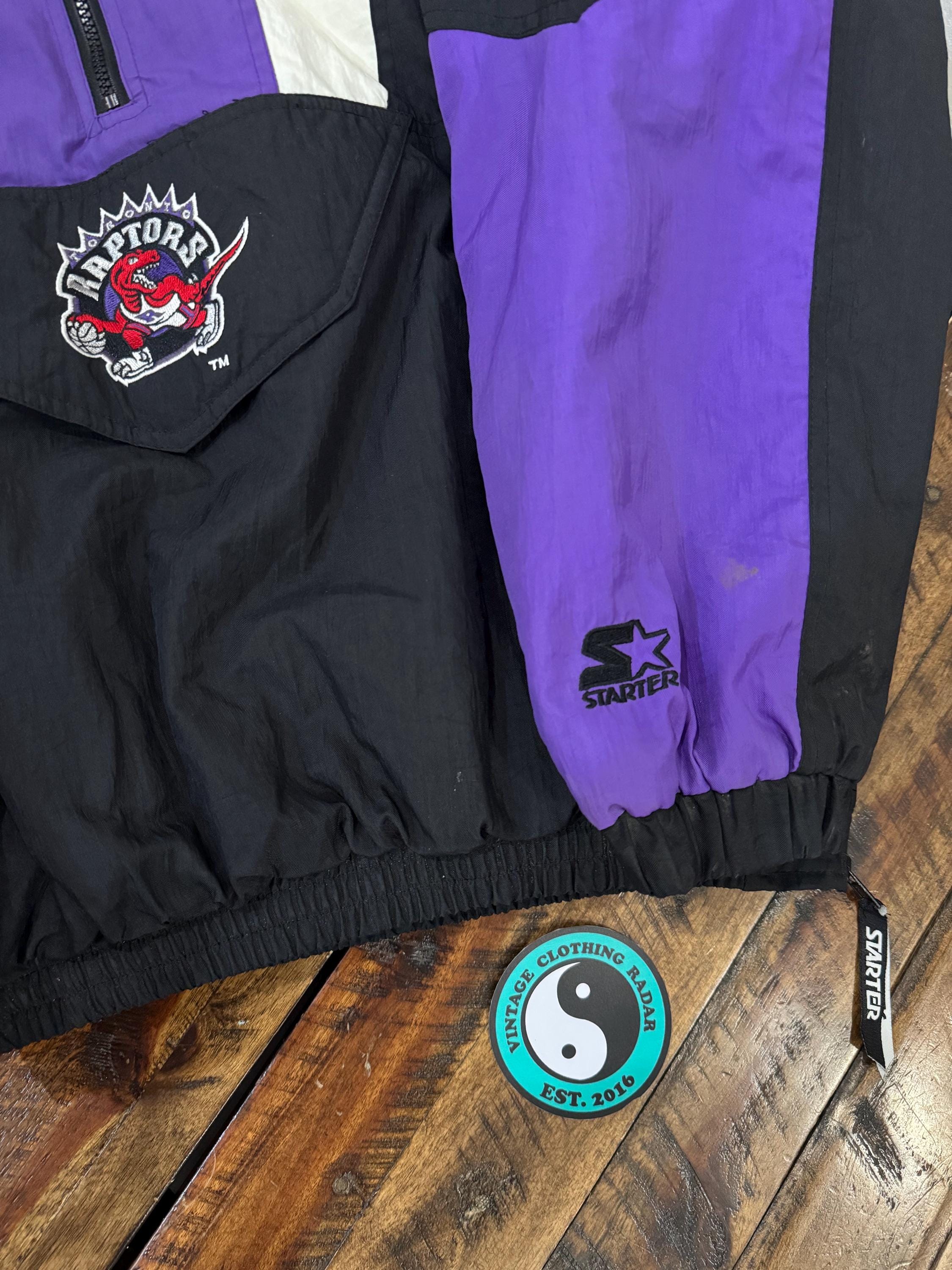 Pullover Jacket Purple Raptors Throwback Jacket Vintage 1994