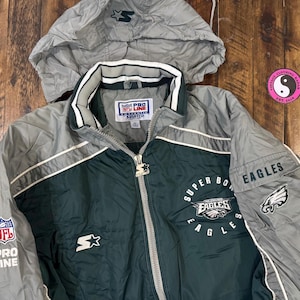 vintage 90s Philadelphia eagles starter parka jacket XL
