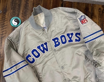 Dallas Cowboys Vintage 90s Starter Hooded Jacket - Rare Star Logo