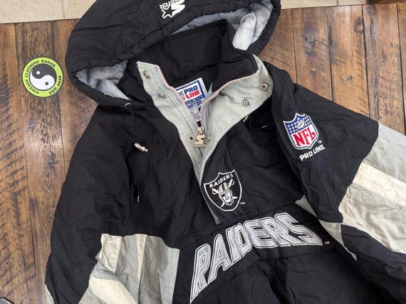 STARTER NFL OAKLAND RAIDERS アノラックパーカー XL New Era NFL Las Vegas Raiders Windbreaker Anorak Jacket