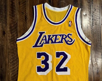 80s ヴィンテージ Sand- Knit NBA LAKERSユニフォーム Vintage Magic Johnson #32 Los Angeles Lakers 80s Sand-Knit