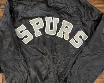 Vintage 90s San Antonio Spurs Chalk Line bomber jacket