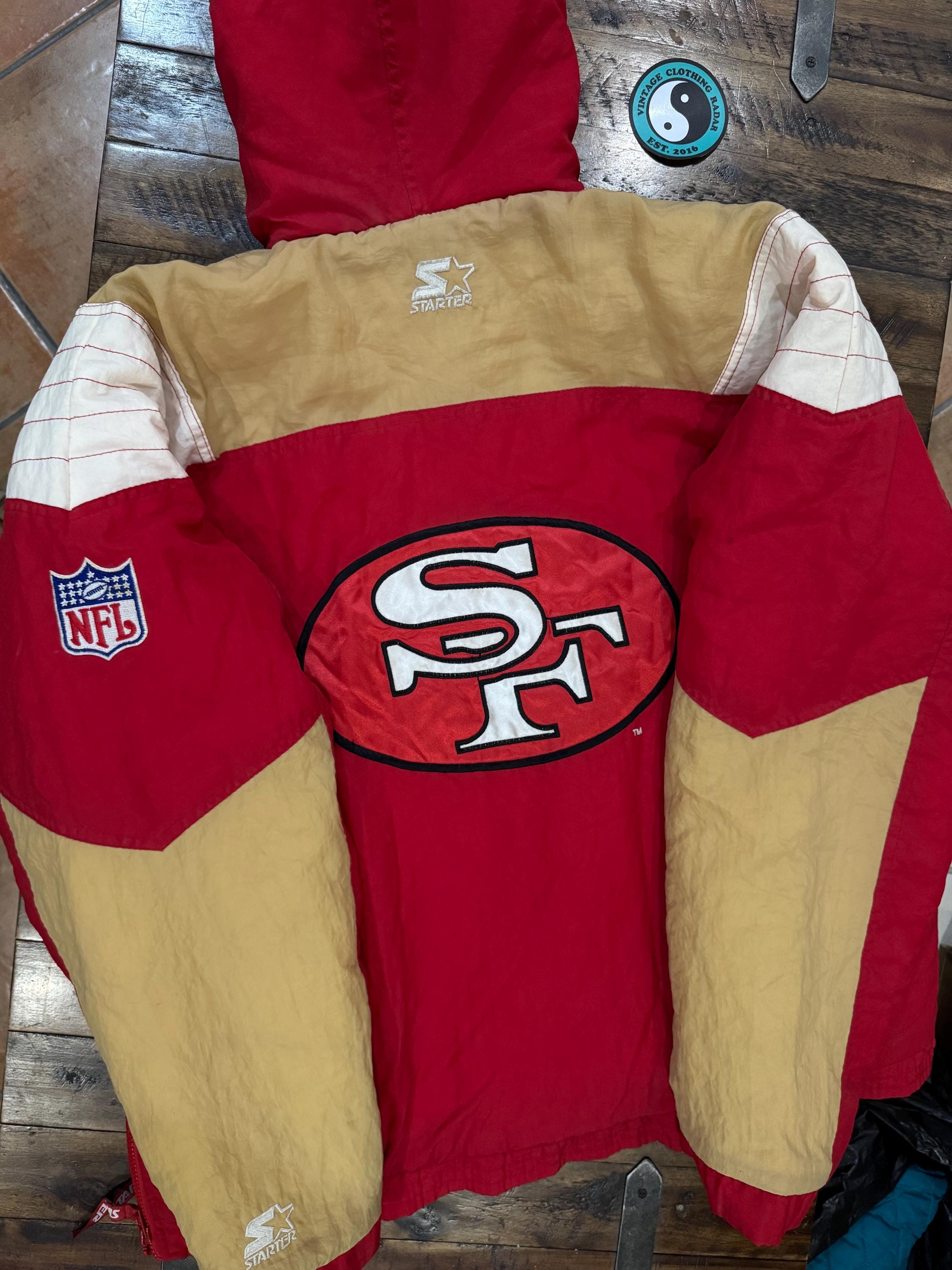 Vintage 90s San Francisco 49ers Niners Starter Half Zipper Jacket