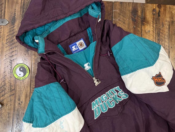 Vintage 90s Anaheim Mighty Ducks Starter Jacket - Etsy