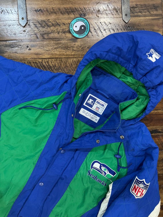 Vintage 90 Seattle Seahawks Starter Jacket - Etsy