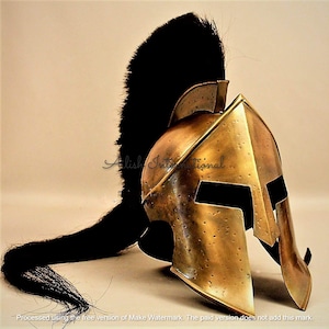 Medieval Armor King Leonidas Greek Spartan Roman Helmet Spartan Legions Helmet 300 Movie Authentic Replica Helmet